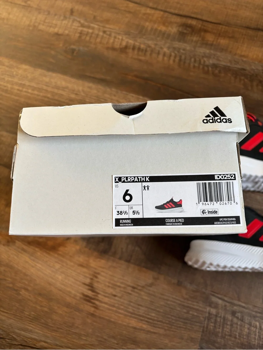 Adidas X_PLRPATHK Youth Running Shoes US Size 6